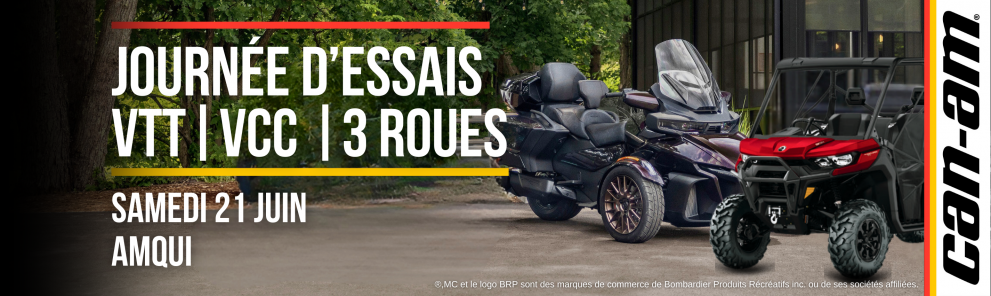 Journée d’essais à Amqui | VTT, VCC & 3-Roues