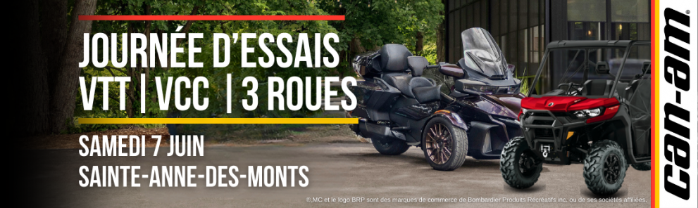 Journée d’essais VTT|VCC|3 ROUES – Sainte-Anne-des-Monts
