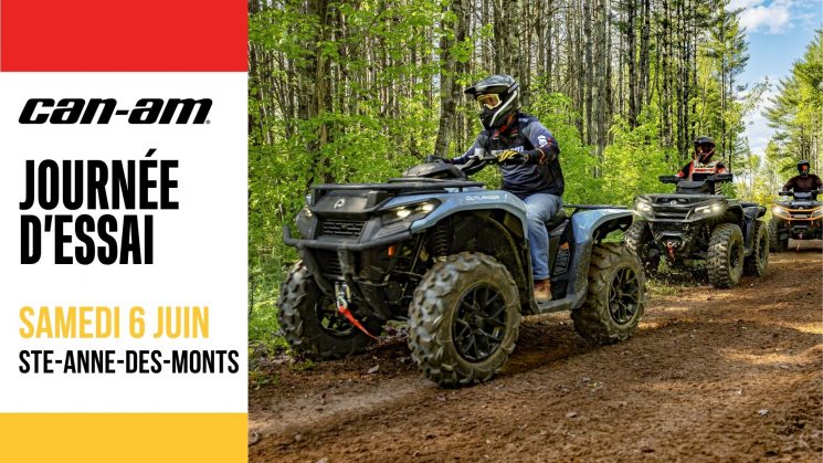 Journée d’essai Can-Am VTT, VCC, 3 Roues – Sainte-Anne-des-Monts