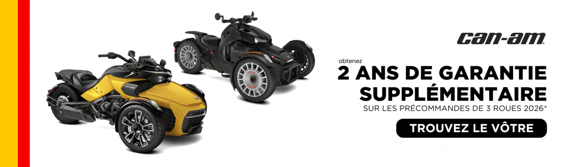 Can-Am – promos sur les précommandes 2026