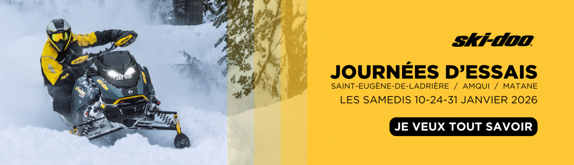 Essais Ski-Doo | Janvier 2026