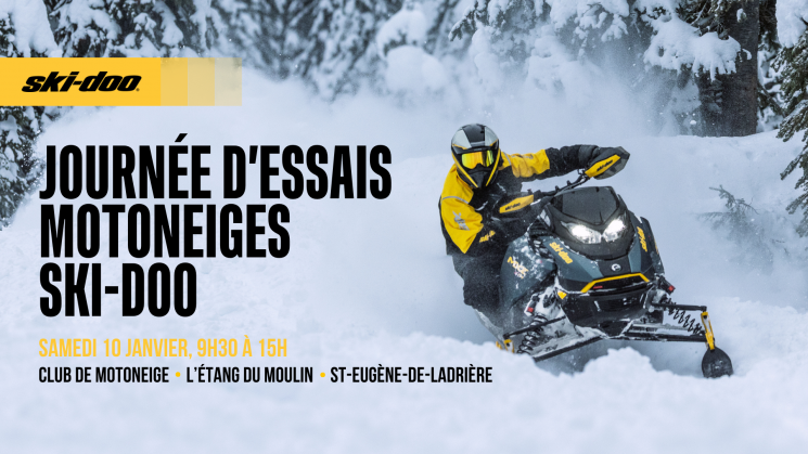 Journée d&rsquo;essais Ski-Doo à St-Eugène