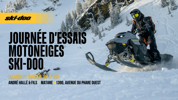 Journée d’essais Ski-Doo à Matane