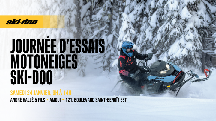 Journée d&rsquo;essais Ski-Doo à Amqui