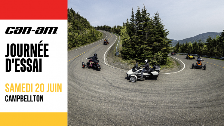 Journée d’essai Can-Am 3 Roues – Campbellton